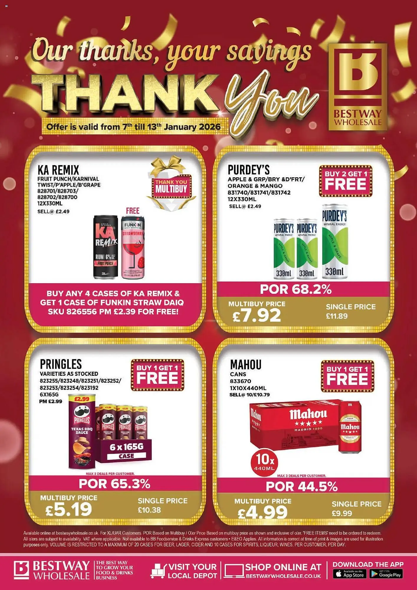 Bestway leaflet from 7 January to 13 January 2026 - Catalogue Page 1