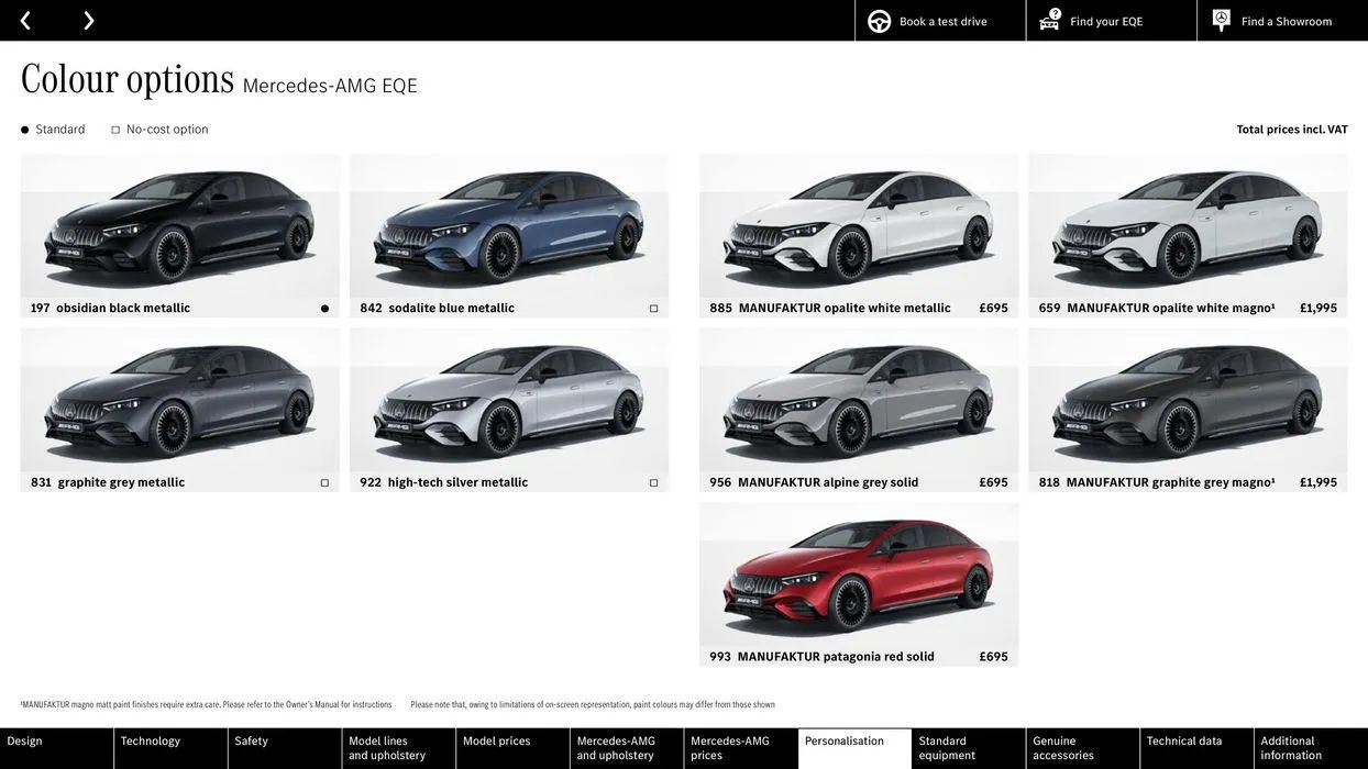 Mercedes Benz EQE Saloon from 31 August to 31 August 2025 - Catalogue Page 49