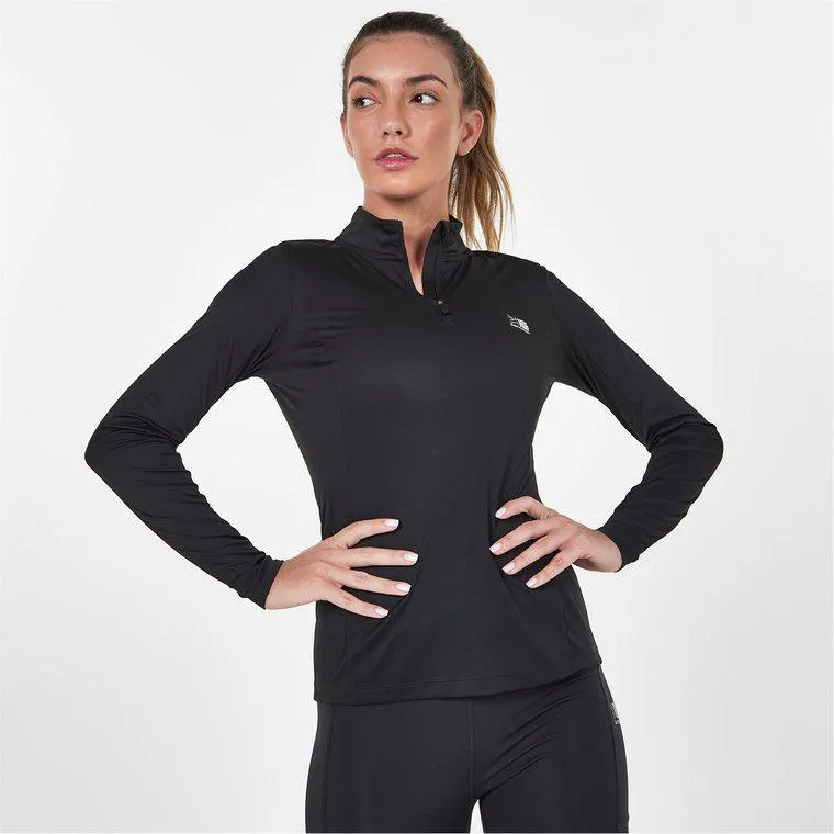 Karrimor 1/4 Zip Long Sleeve Ladies running Top