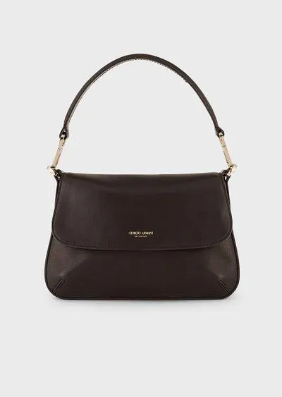 Small la Prima soft baguette bag in nappa leather