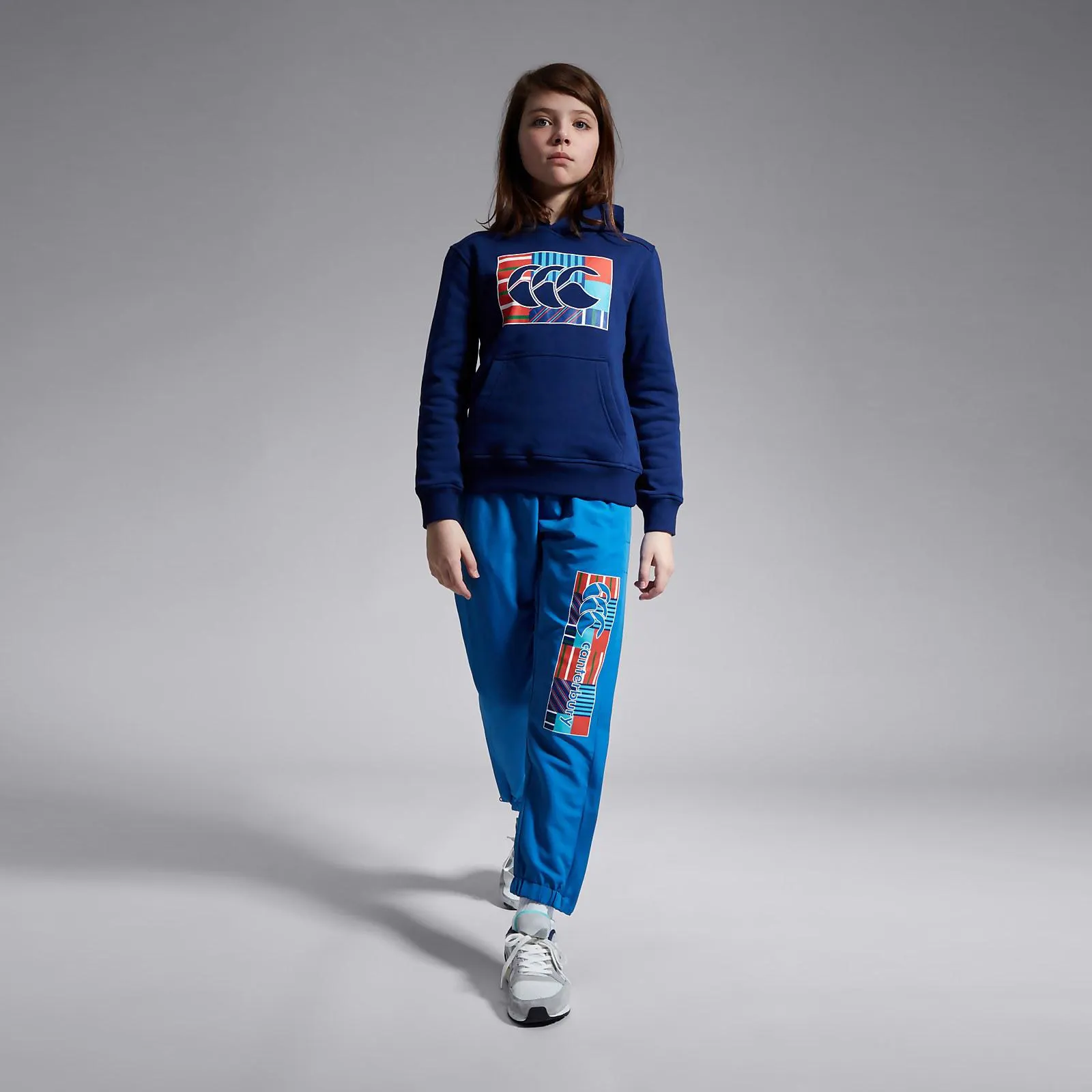 JUNIOR UNISEX UGLIES TAPERED CUFF STADIUM PANT BLUE