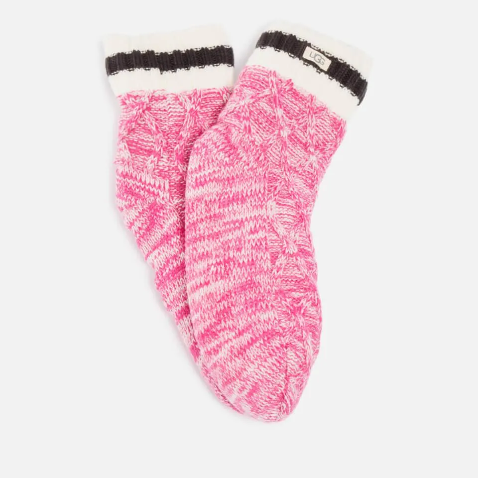 UGG Deedee Fleece Lined Knit Quarter Socks
