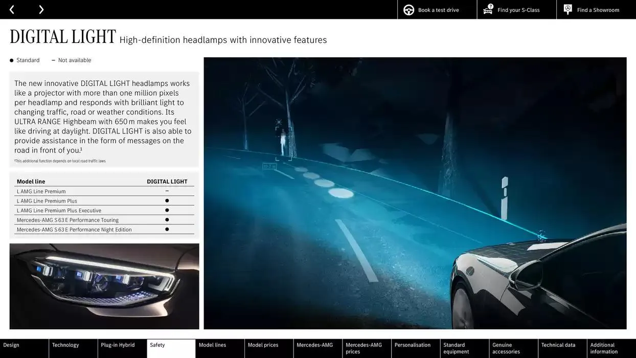 Mercedes Benz S-Class Saloon from 9 October to 9 October 2025 - Catalogue Page 18