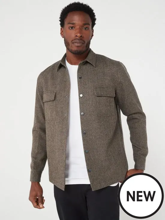 Peter Werth X Very Wool Blend Overshirt