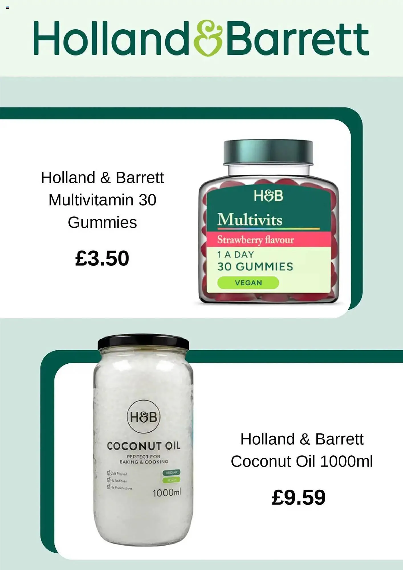 Holland & Barrett leaflet from 18 April to 17 May 2025 - Catalogue Page 3