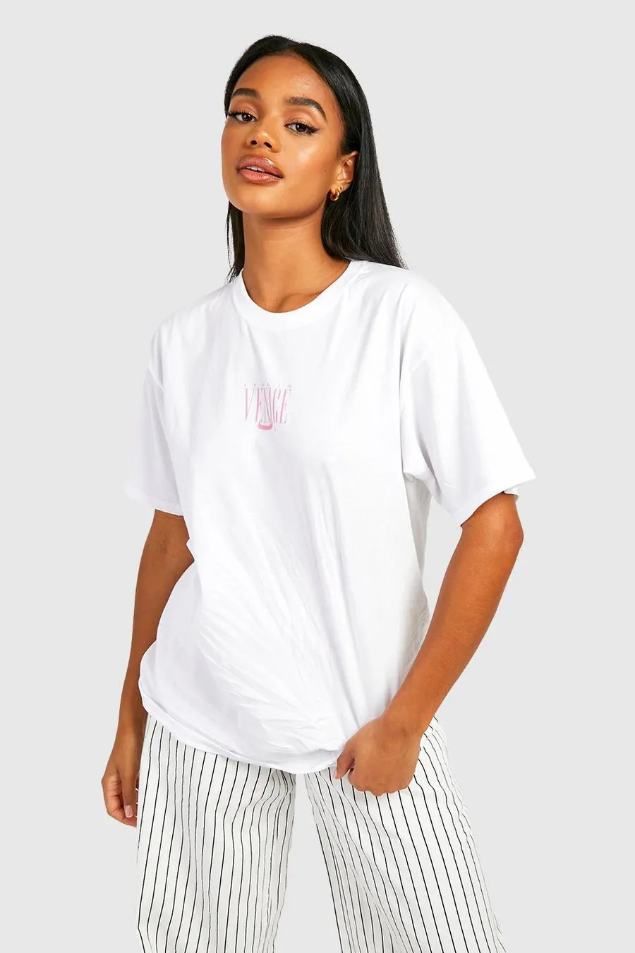 Venice Pocket Printed Oversized T-shirt
