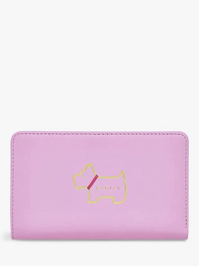 Heritage Dog Outline Medium Bifold Purse