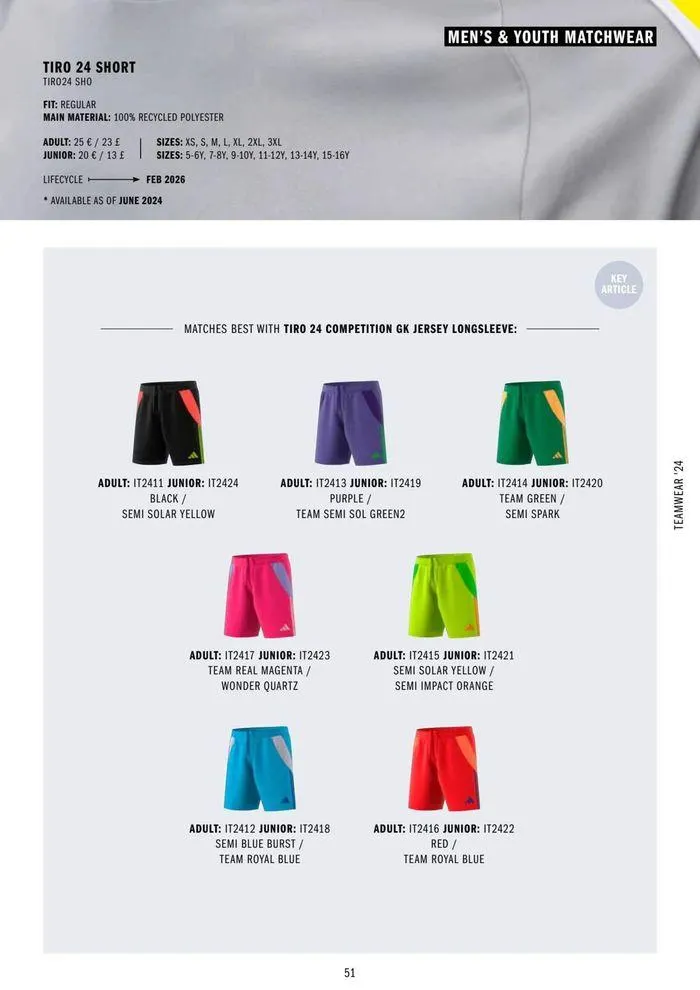 Adidas Teamwear 2024 from 11 March to 31 December 2024 - Catalogue Page 51