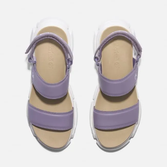 Adley Way 2-Strap Sandal for Women in Purple