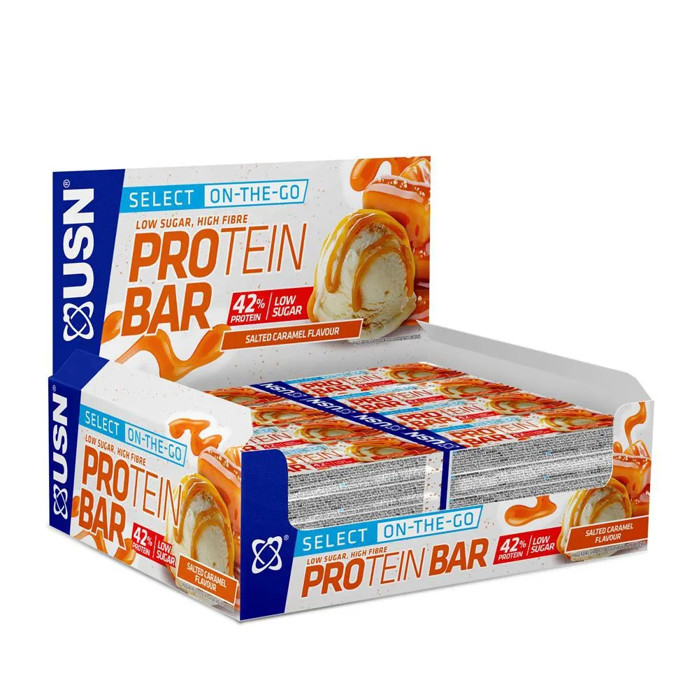 USN Select Protein Bar 24 Pack - Salted Caramel