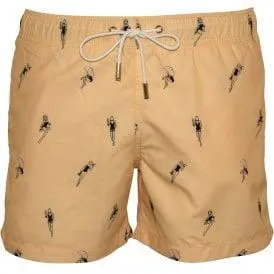 Dancing Girls Swim Shorts, Peach