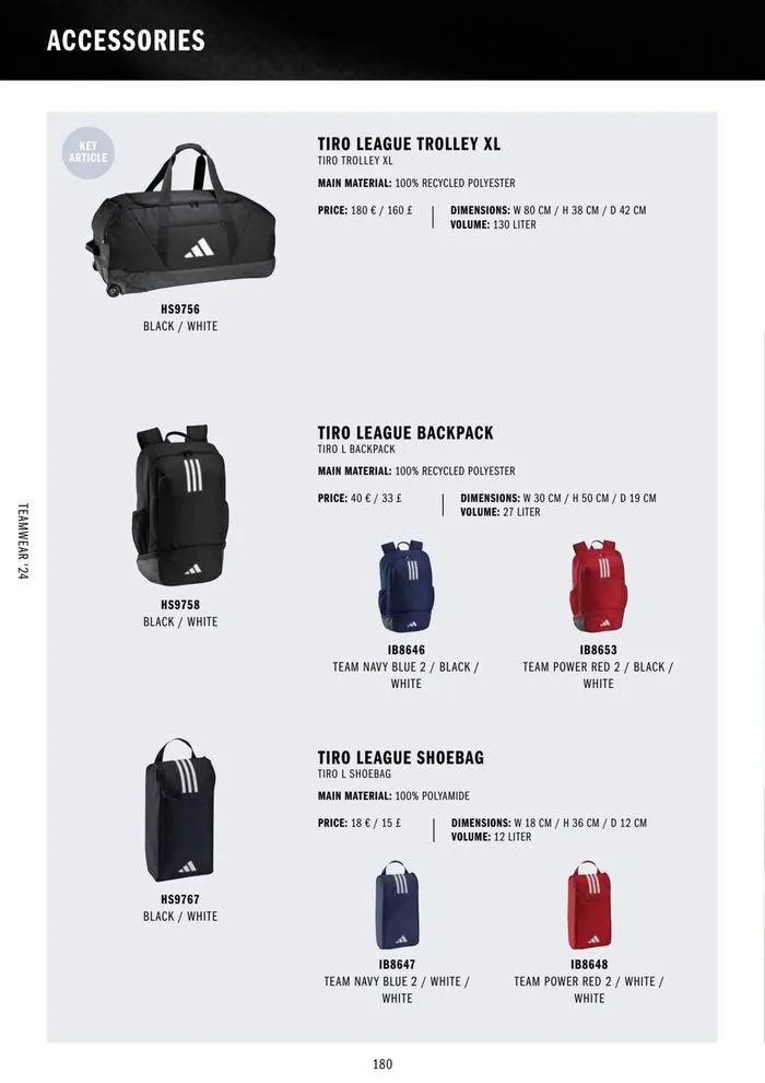 Adidas Teamwear 2024 from 11 March to 31 December 2024 - Catalogue Page 180