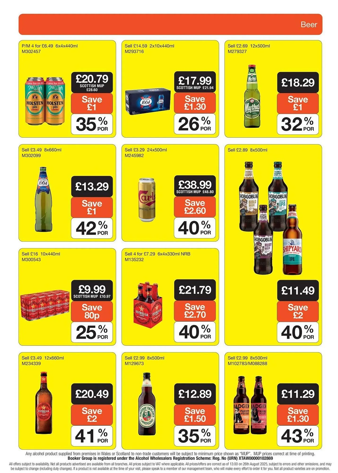 Booker Wholesale brochure from 10 September to 7 October 2025 - Catalogue Page 17