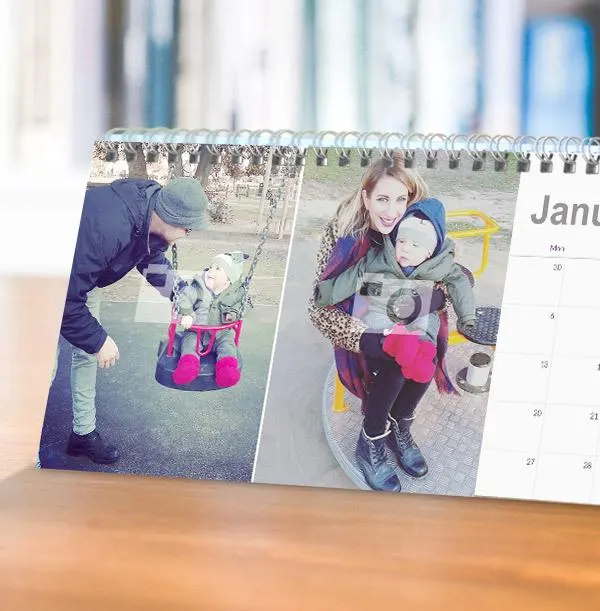 Double Photo Upload Calendar