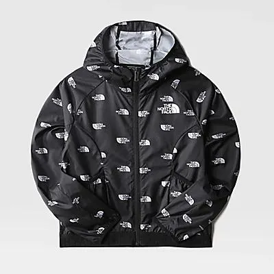 Girls' Printed Never Stop WindWall™ Hooded Jacket