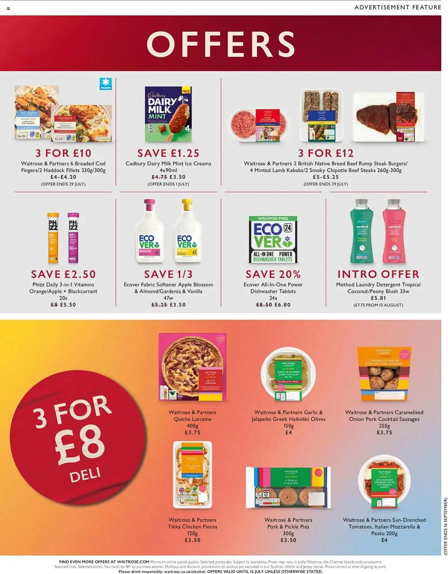 Waitrose leaflet from 26 June to 3 July 2025 - Catalogue Page 48