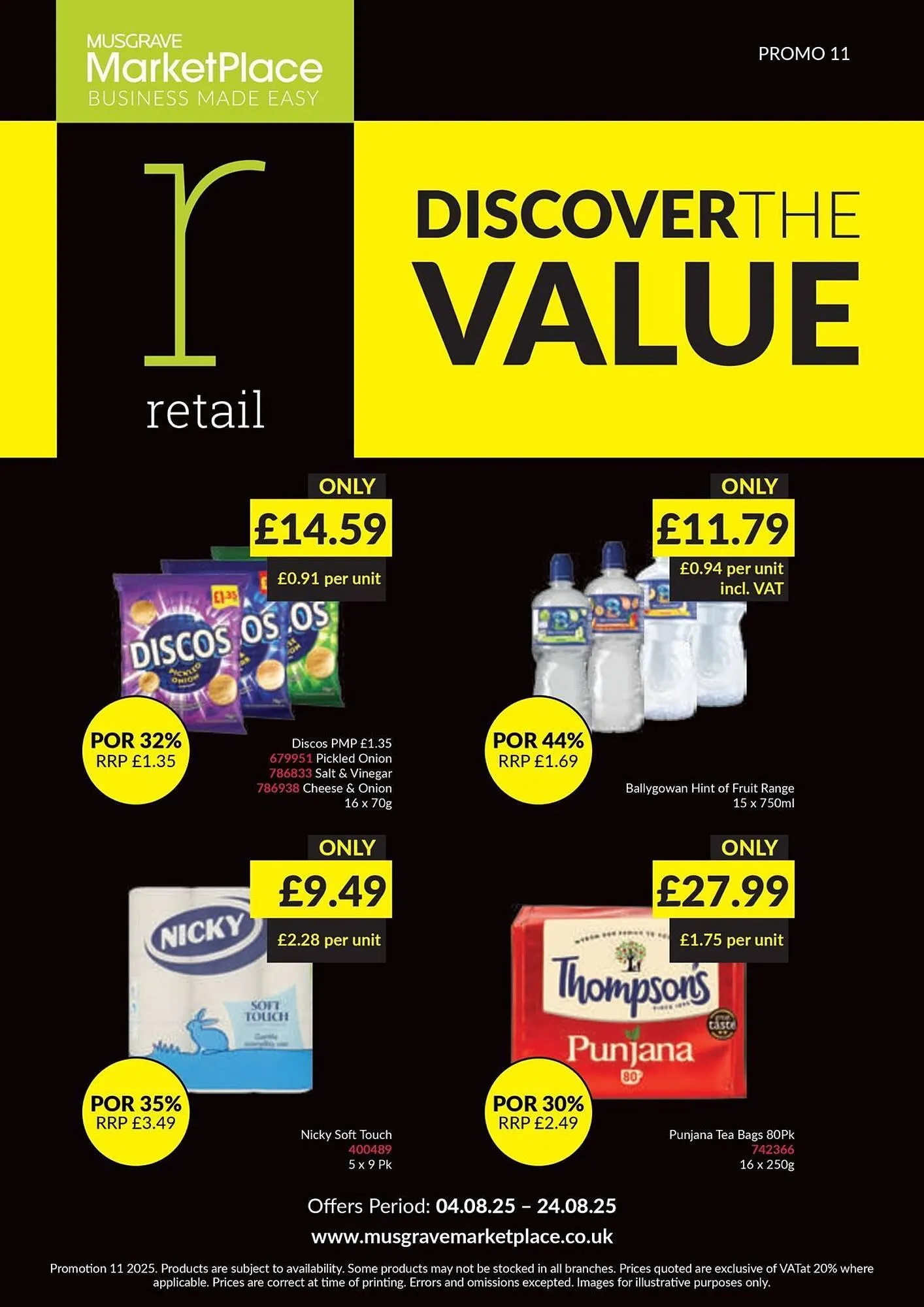 Musgrave MarketPlace leaflet - 1