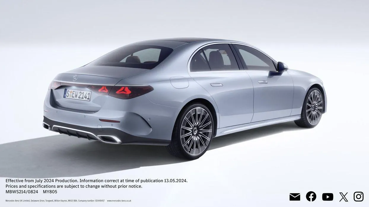Mercedes Benz New E-Class Saloon from 14 August to 14 August 2025 - Catalogue Page 85