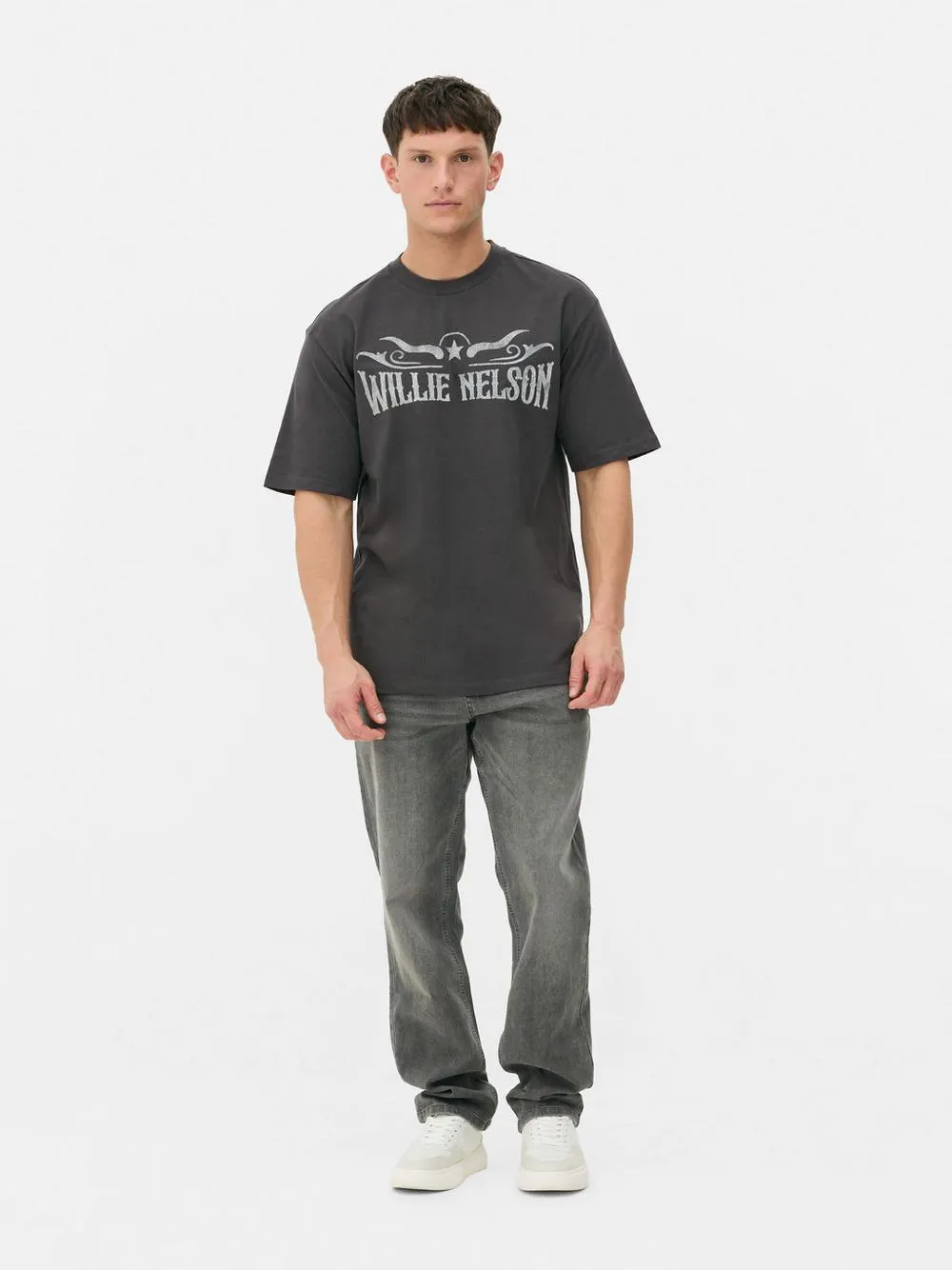 Camiseta gráfica de manga corta de Willie Nelson