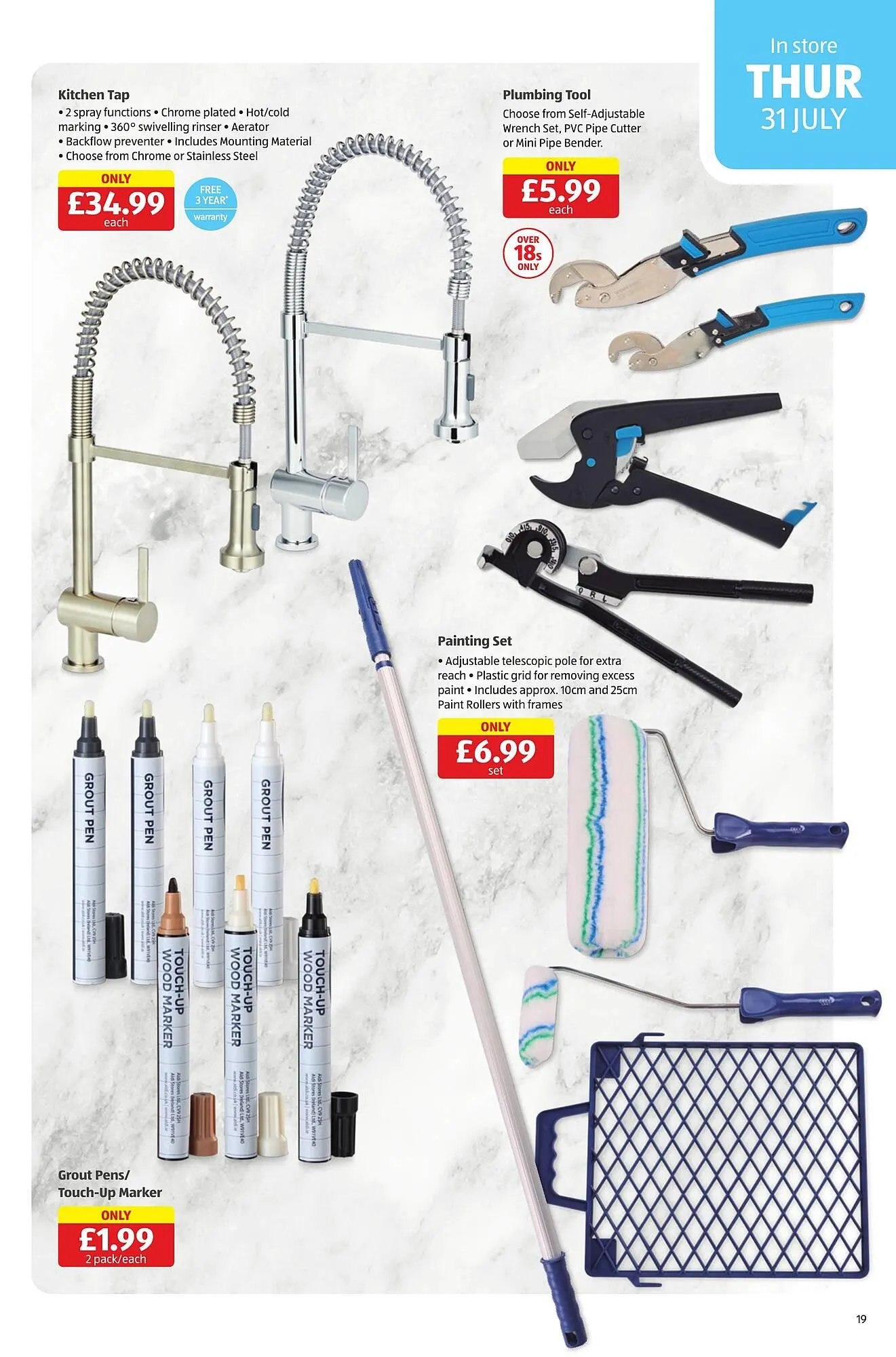 Aldi leaflet from 31 July to 6 August 2025 - Catalogue Page 19