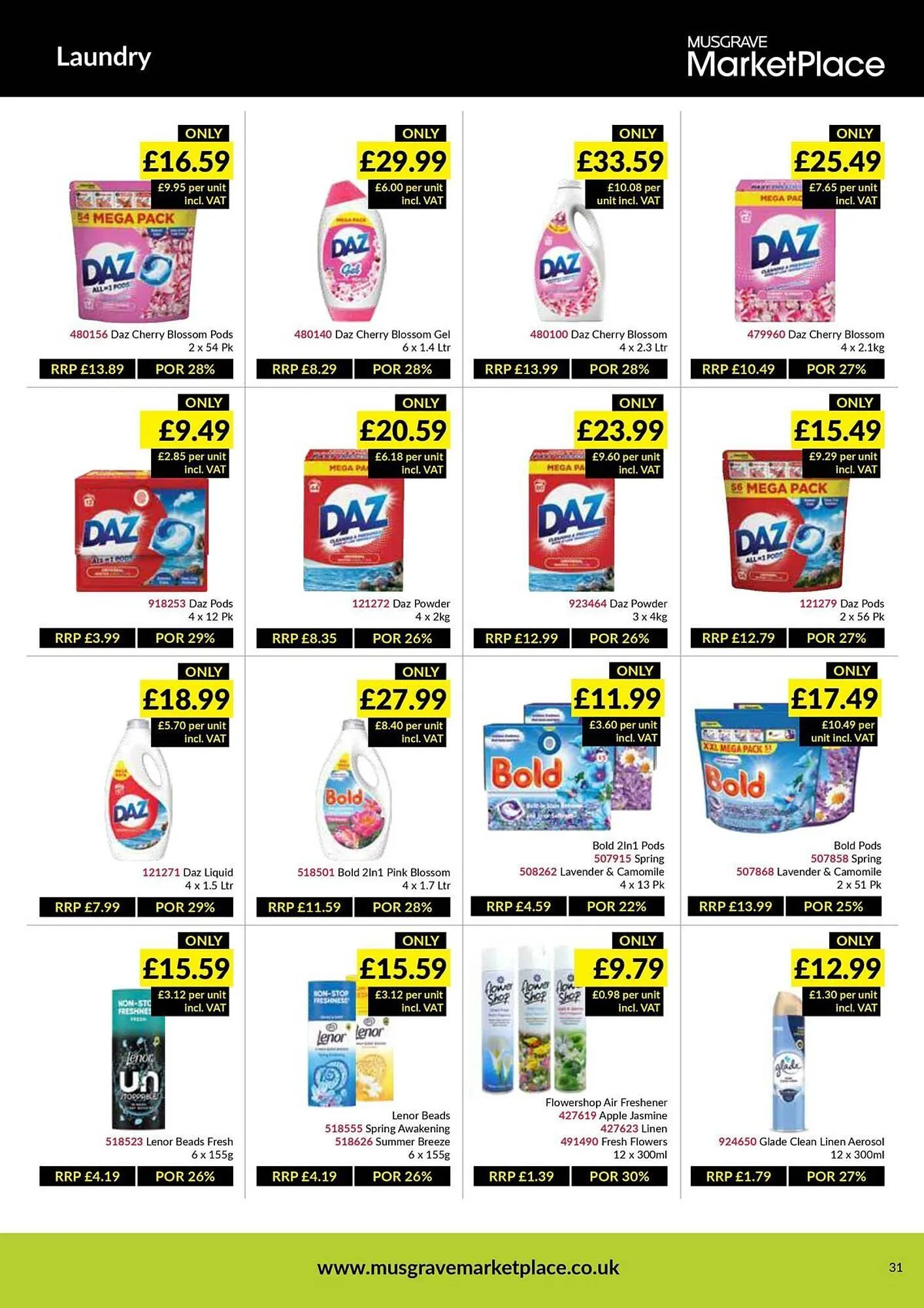 Musgrave MarketPlace leaflet from 12 May to 1 June 2025 - Catalogue Page 31
