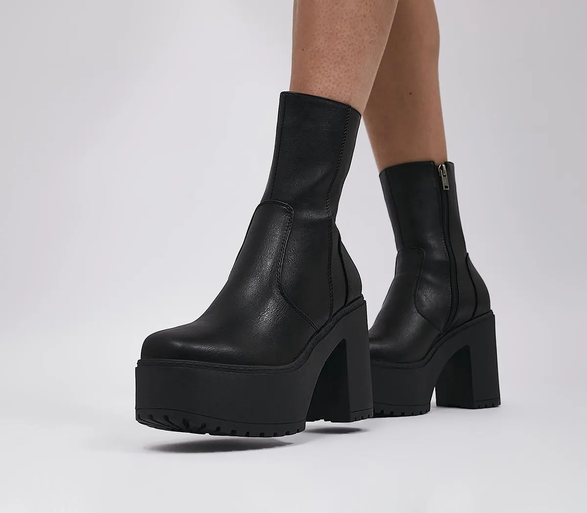 Platform Ankle Boots