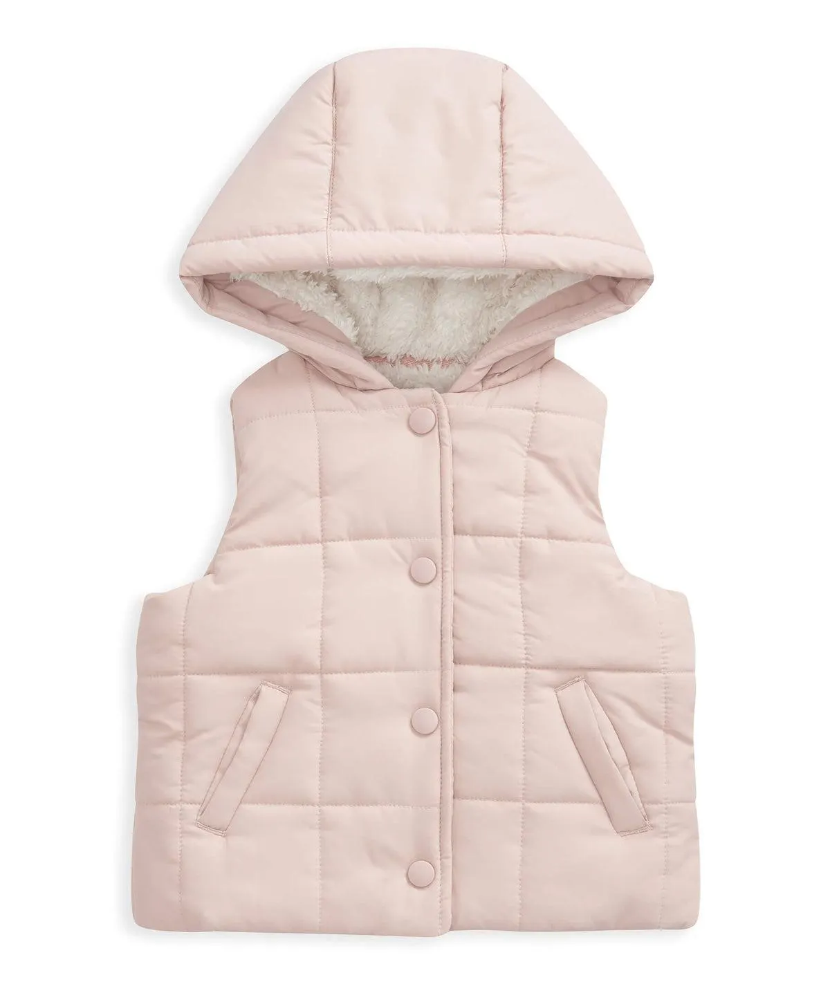 Hooded Gilet - Pink