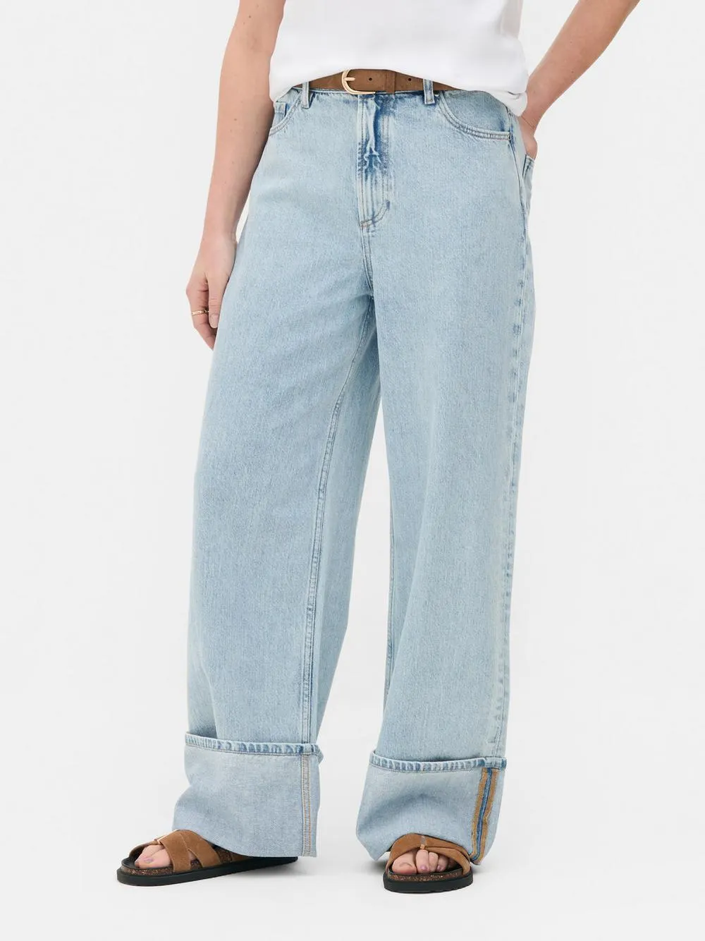 The Edit Turned Up Jeans