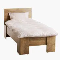 Bed frame VEDDE Double wild oak excl. slats
