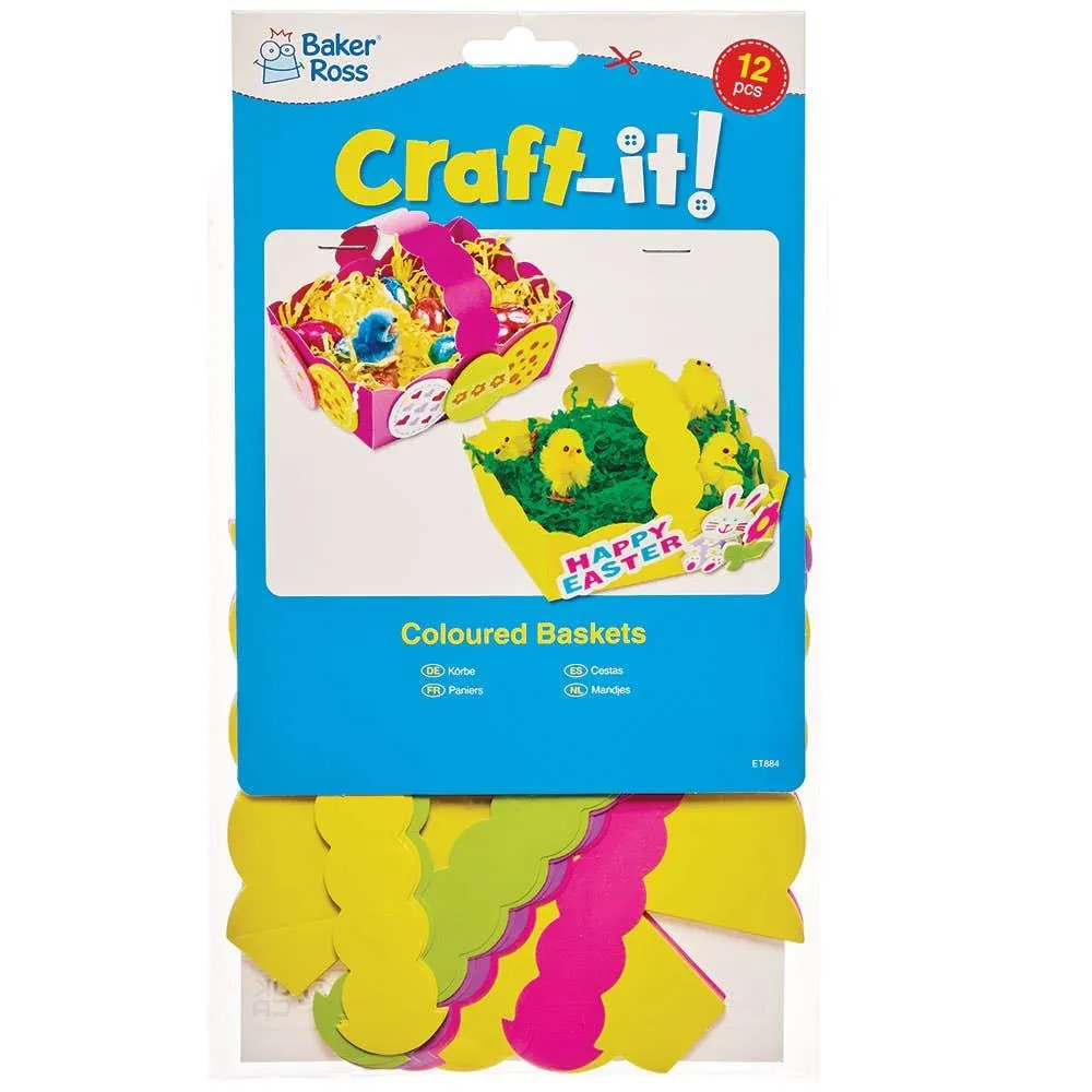 Easter Coloured Baskets