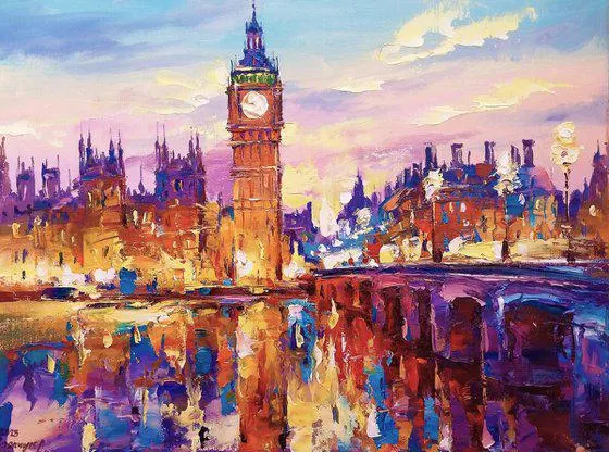 Abstract cityscape (London)01