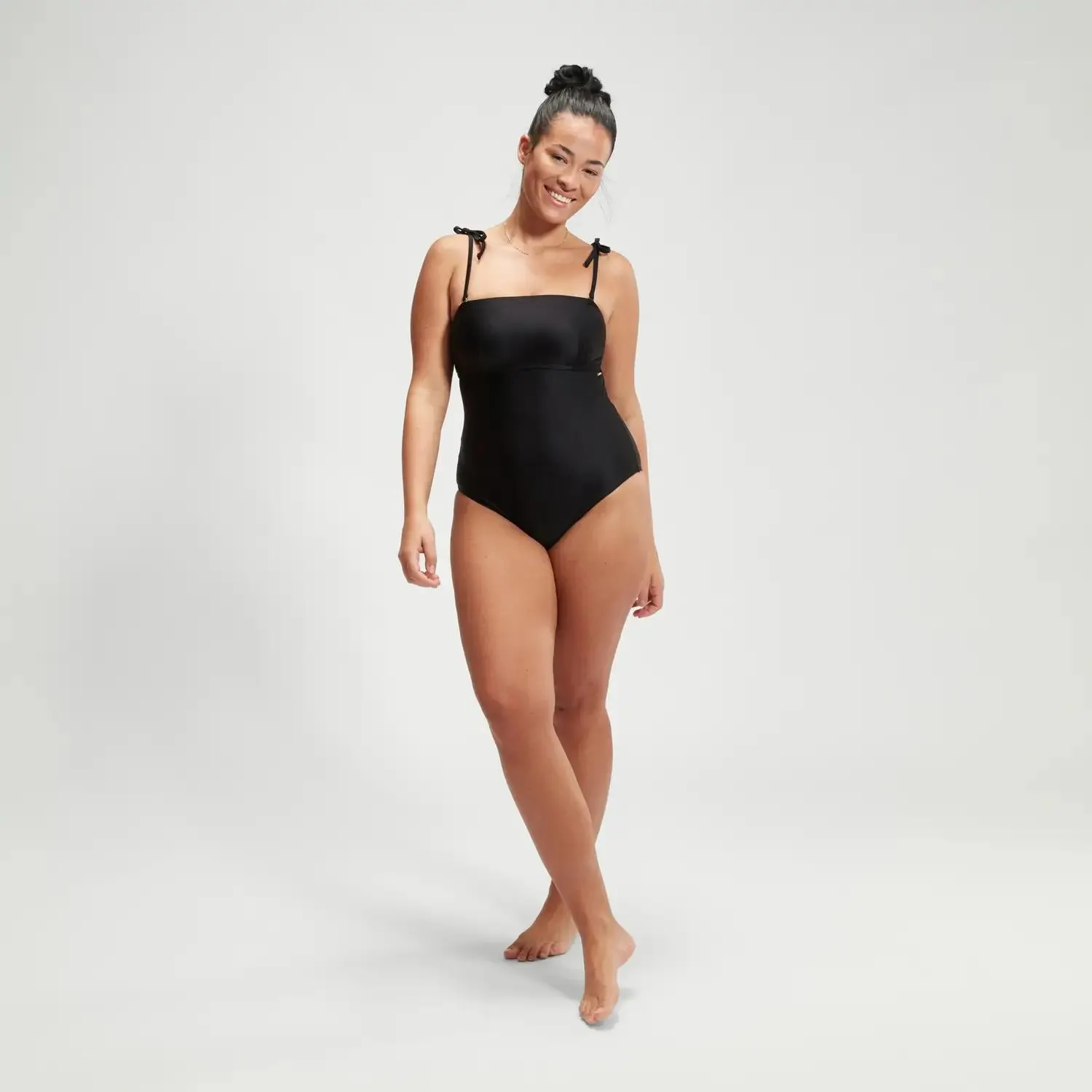 Women's Shaping Bandeau Swimsuit Black