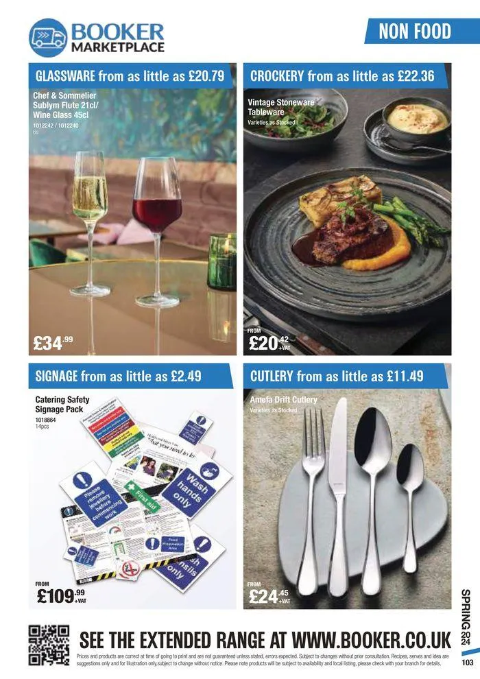 Catering Guide Spring 2024 from 11 March to 28 May 2024 - Catalogue Page 103