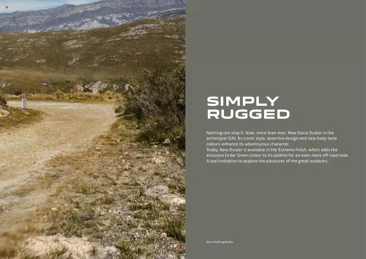 Dacia Duster New from 1 March to 31 December 2023 - Catalogue Page 3