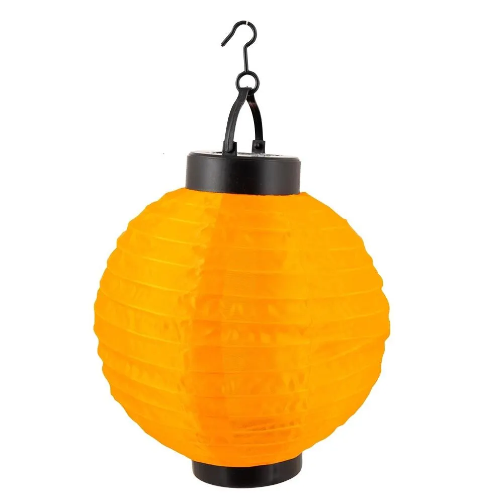 SOLAR SHEEP HOOK LANTERN - ORANGE
