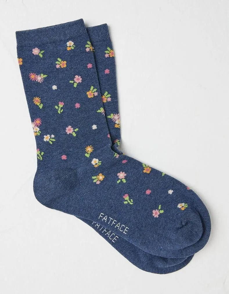 1 Pack Ditsy Floral Socks