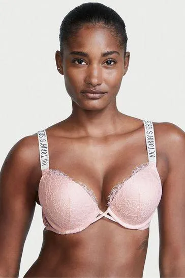 Very Sexy Shine Strap Add 2 Cups Push Up Bombshell Bra