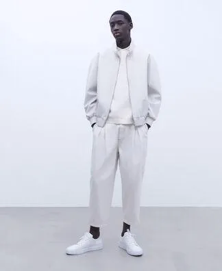 Cotton knit polo shirt