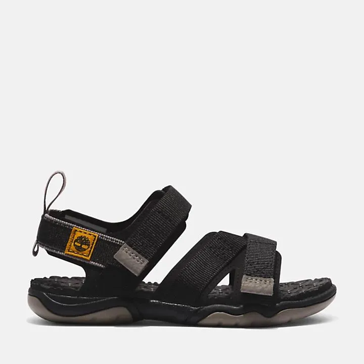 Adventure Seeker Backstrap Sandal for Youth in Black