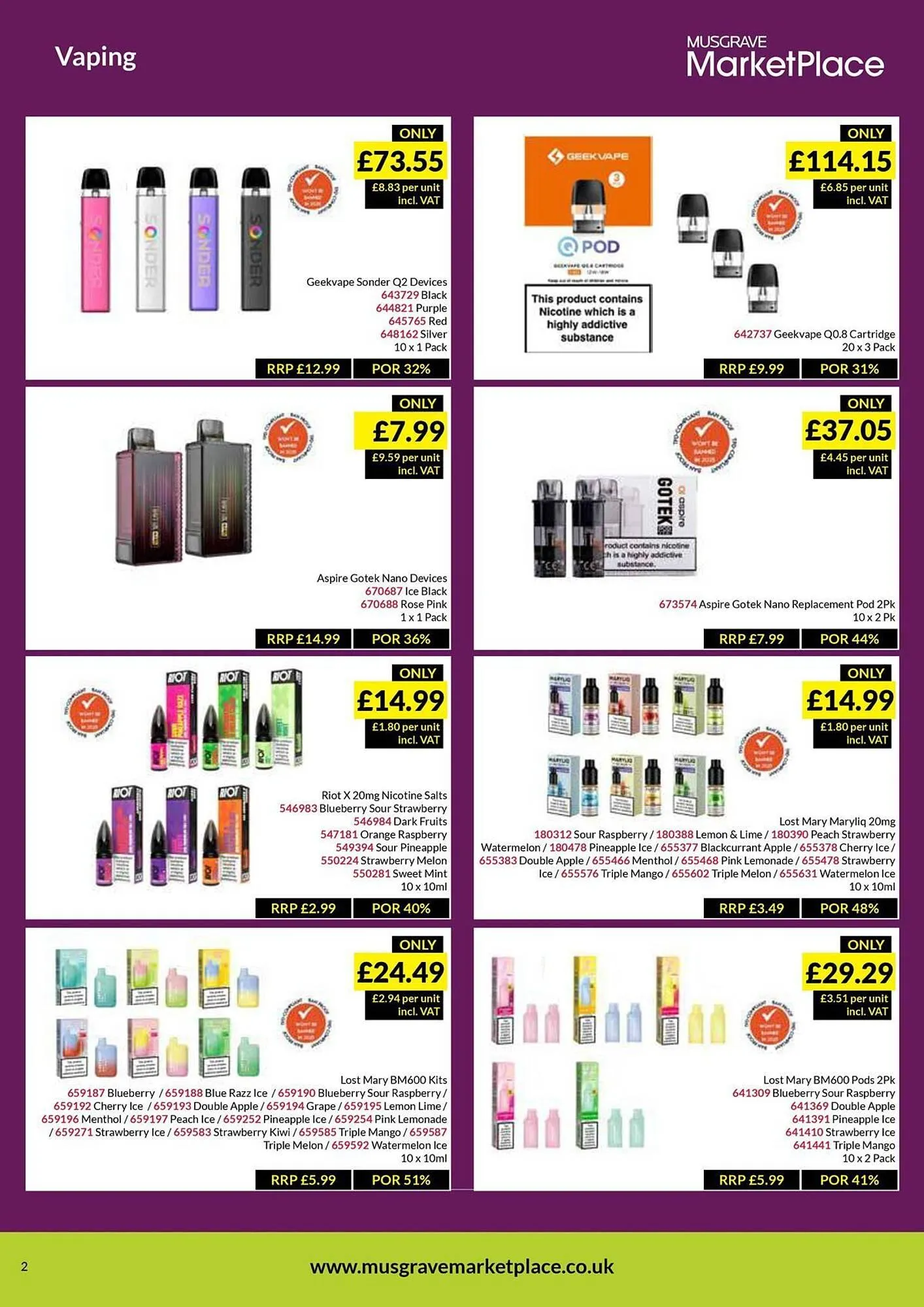 Musgrave MarketPlace leaflet from 23 April to 11 May 2025 - Catalogue Page 2