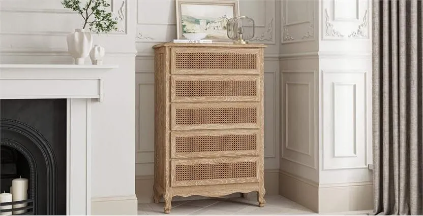 Sienna Rattan Tallboy