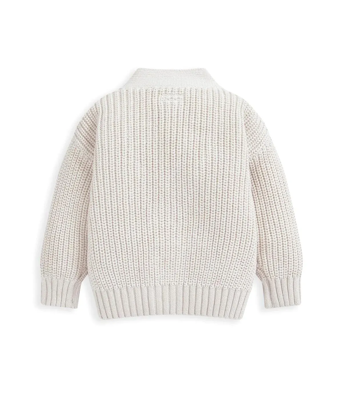 Embroidered Pocket Cardigan - Cream