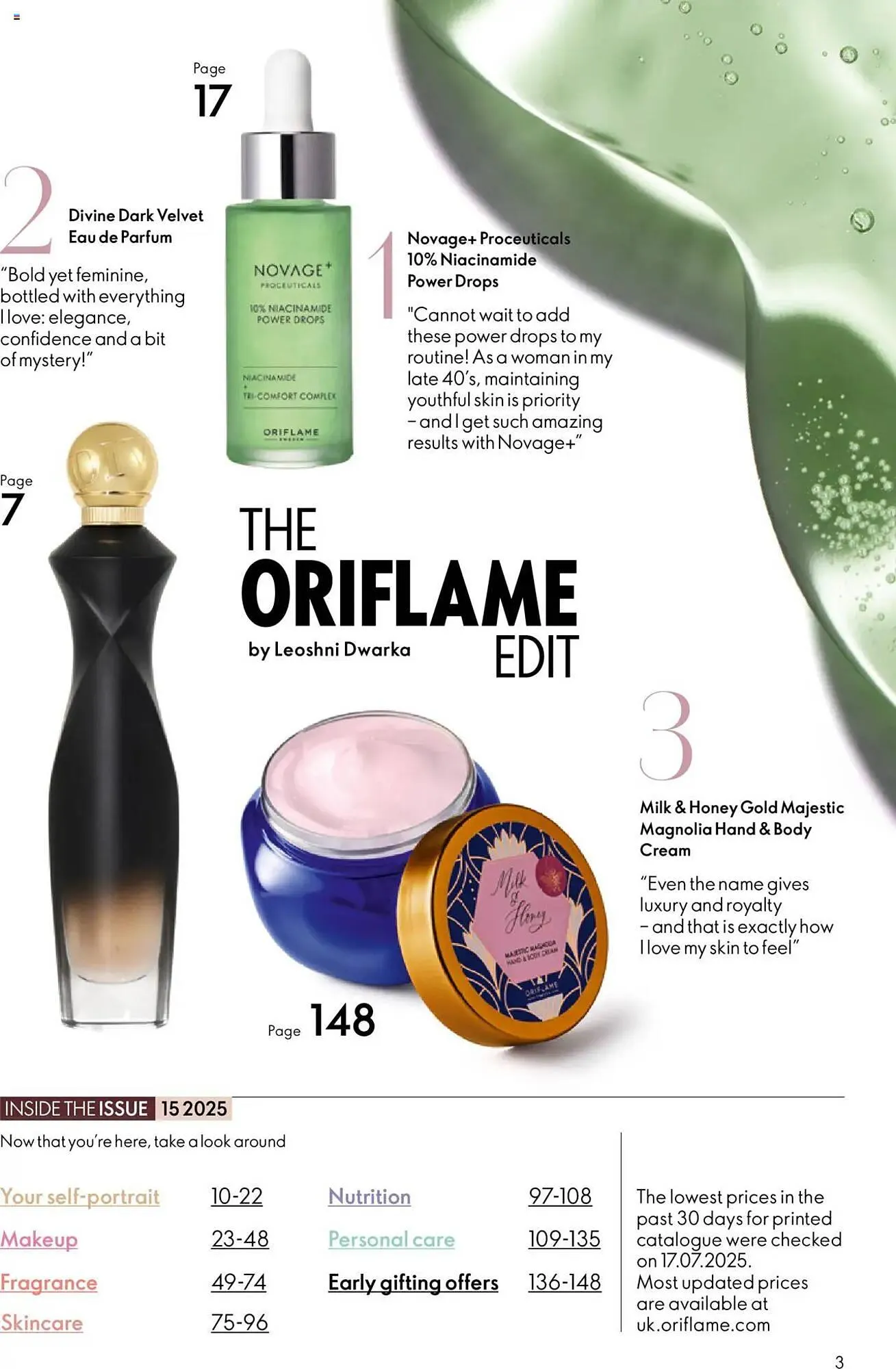 Oriflame catalogue from 22 October to 11 November 2025 - Catalogue Page 3