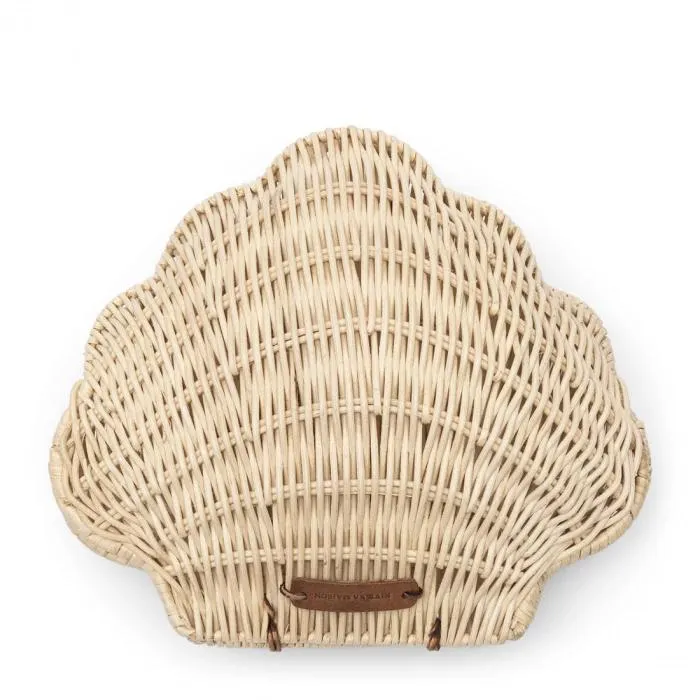 Decoration Rustic Rattan Beach Clam