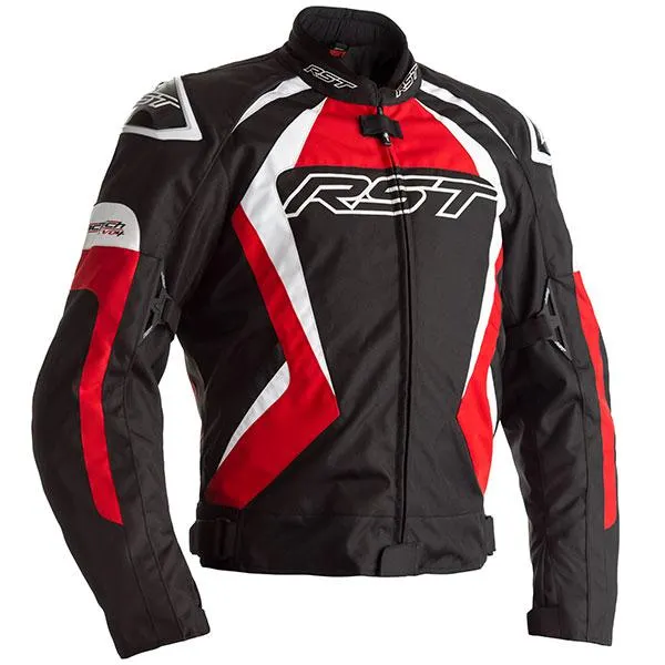 RST Tractech Evo 4 CE Textile Jacket - Black / Red / White