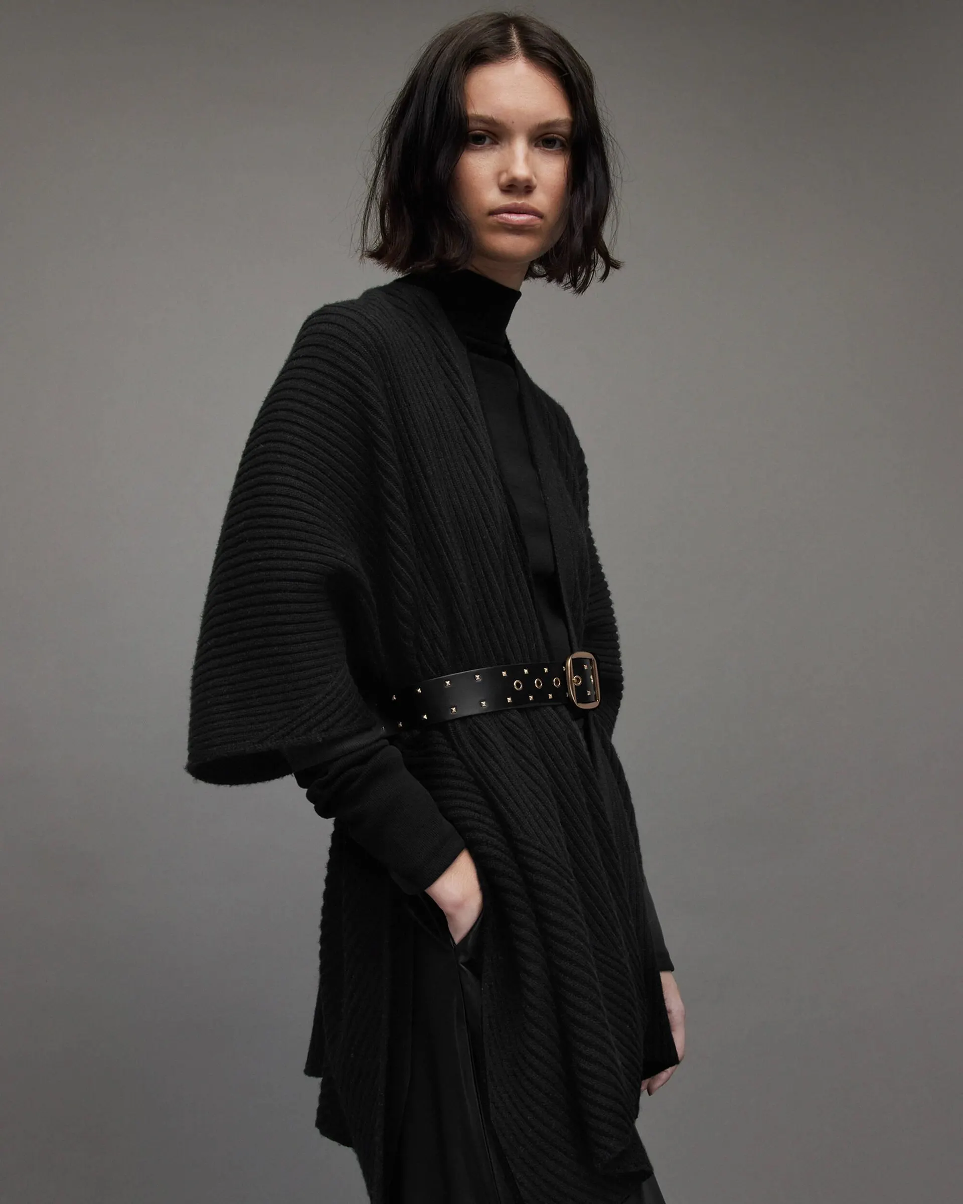 Robyn Rib Ruana Scarf