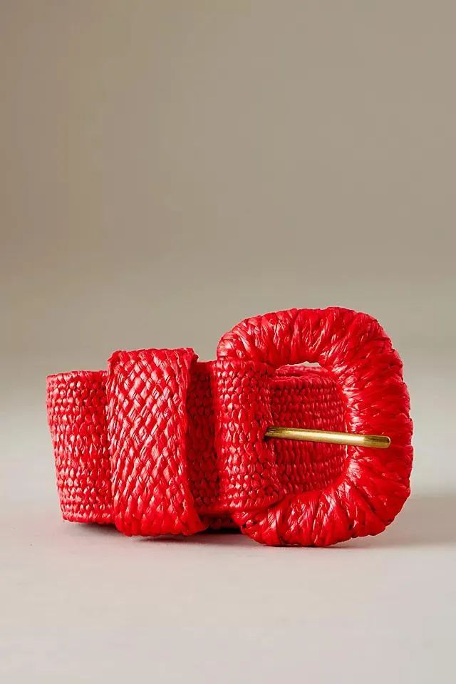 Raffia Stretch Belt