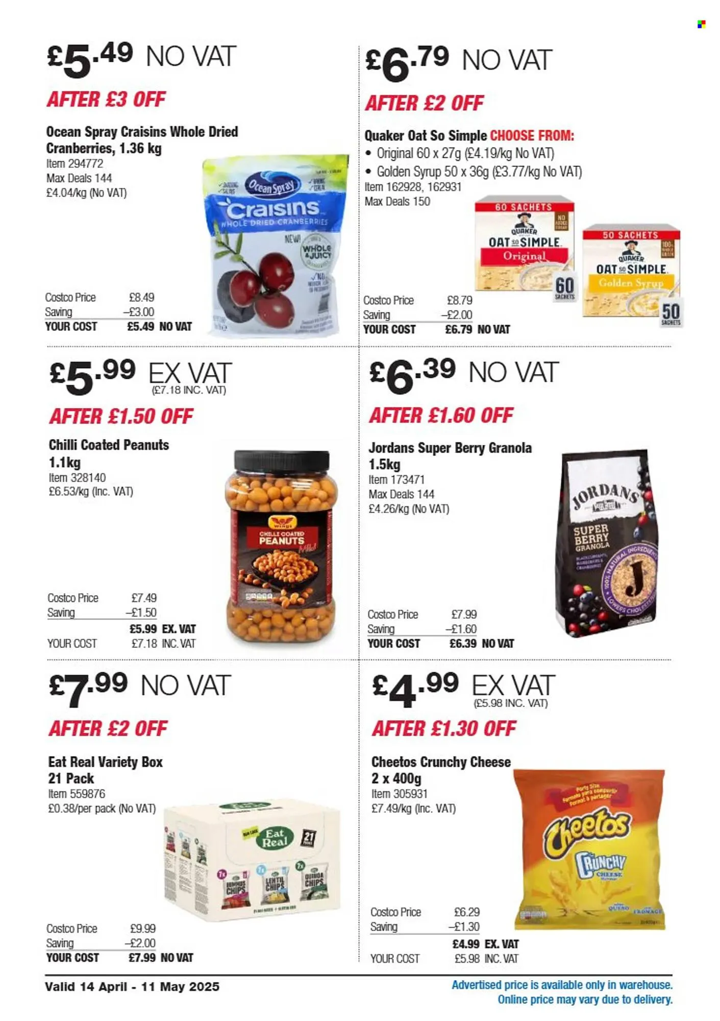 Costco leaflet from 14 April to 11 May 2025 - Catalogue Page 16
