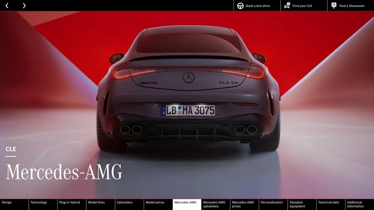 Mercedes Benz CLE Coupé from 10 August to 10 August 2025 - Catalogue Page 37