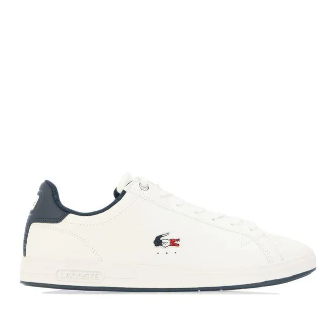 Lacoste Mens Graduate Pro Trainers in White